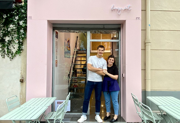Diane et François devant Bagnat Marseille
