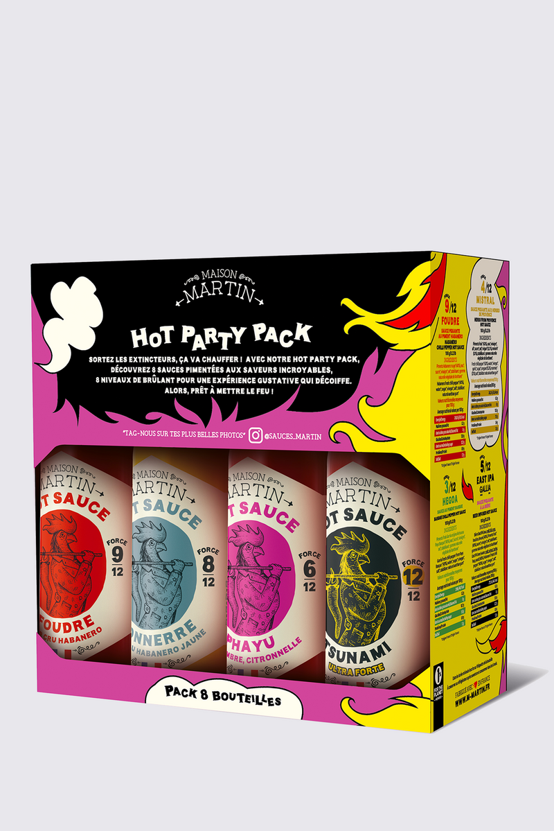 HOT PARTY PACK 8 BOUTEILLES